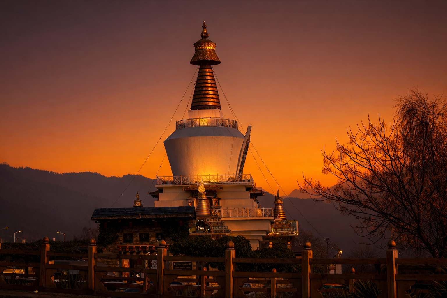 Paro at Sunset